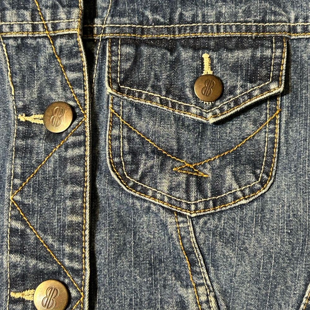 Vintage Bill Blass Denim Jacket Size XL Petite - Picture 7 of 9